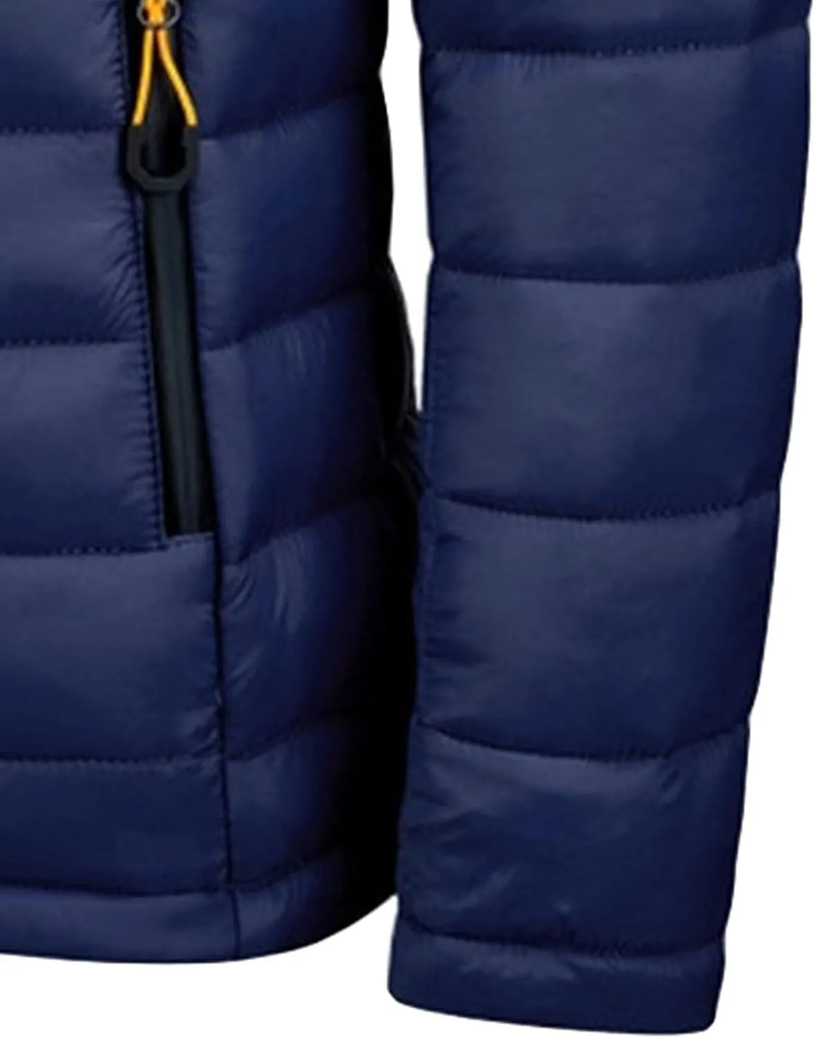 Men's Winter Hooded Jacket Male Lightweight Cotton Padded Jackets With Hood Men Drawstring Quilted Casual Thin Coat