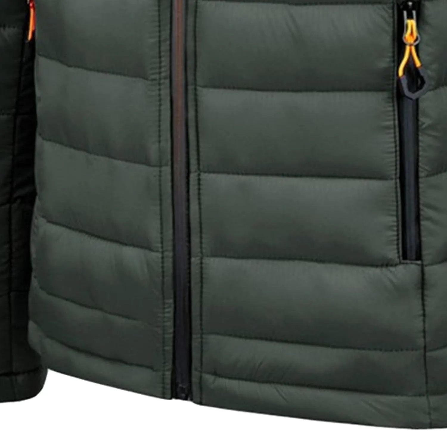 Men's Winter Hooded Jacket Male Lightweight Cotton Padded Jackets With Hood Men Drawstring Quilted Casual Thin Coat