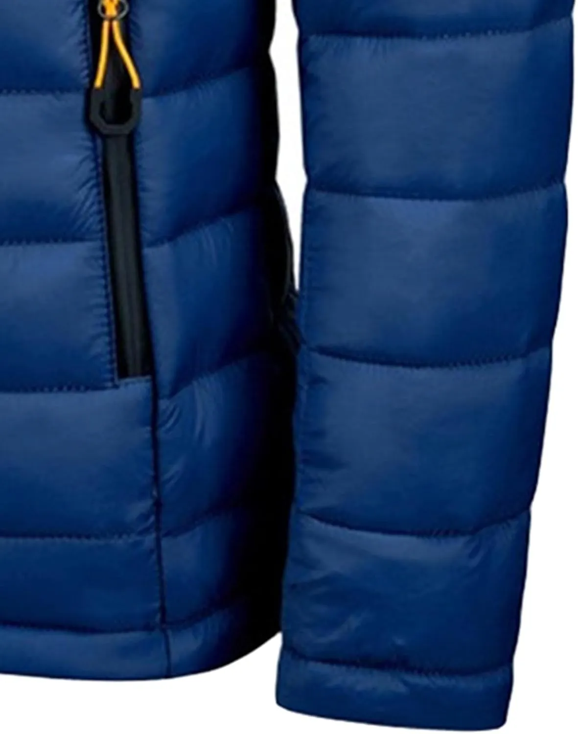 Men's Winter Hooded Jacket Male Lightweight Cotton Padded Jackets With Hood Men Drawstring Quilted Casual Thin Coat