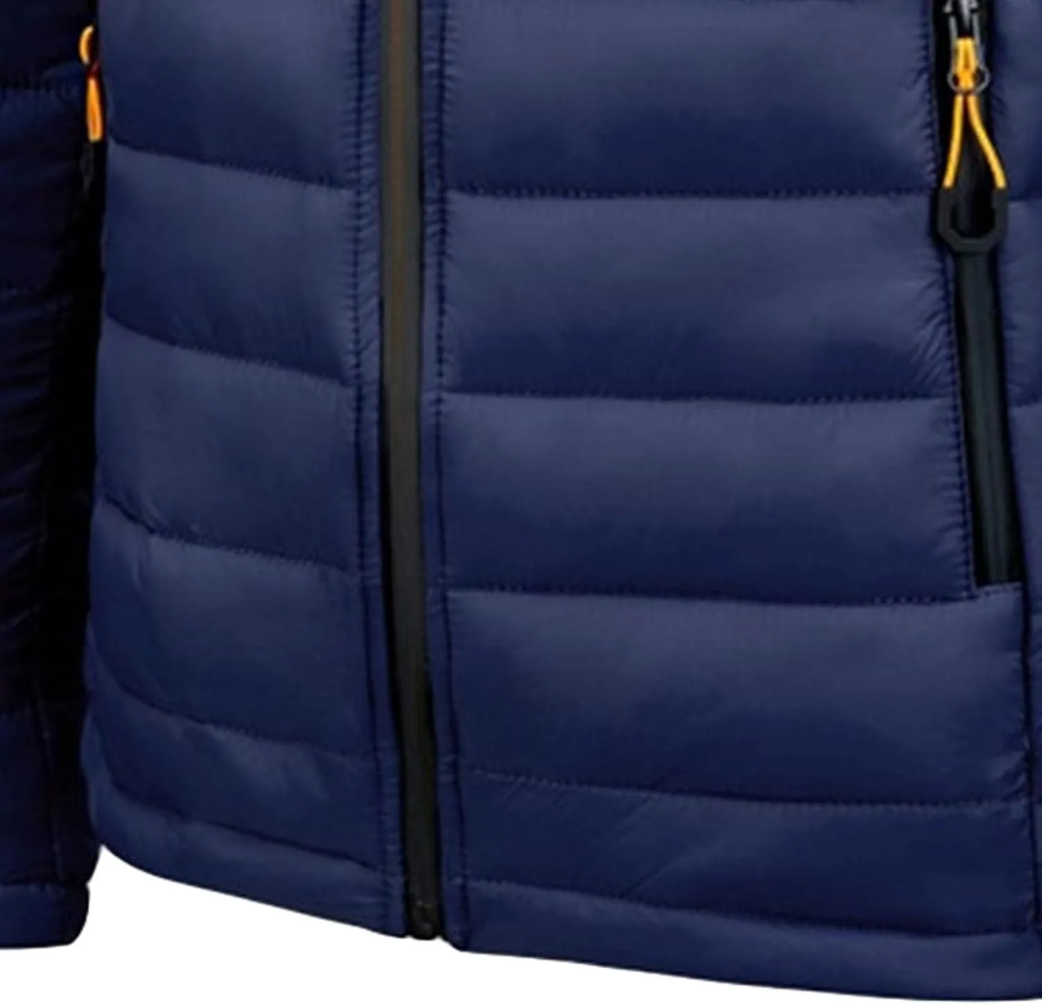 Men's Winter Hooded Jacket Male Lightweight Cotton Padded Jackets With Hood Men Drawstring Quilted Casual Thin Coat