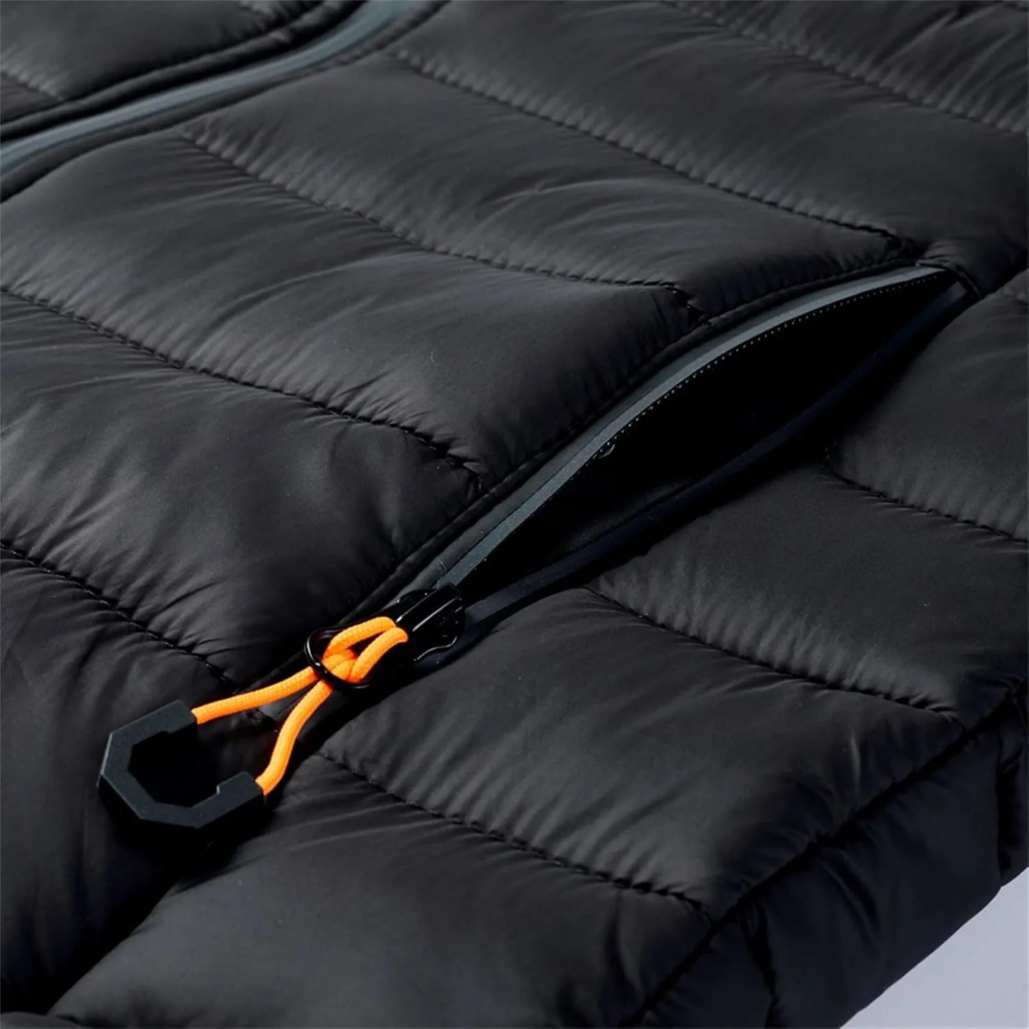 Men's Winter Hooded Jacket Male Lightweight Cotton Padded Jackets With Hood Men Drawstring Quilted Casual Thin Coat