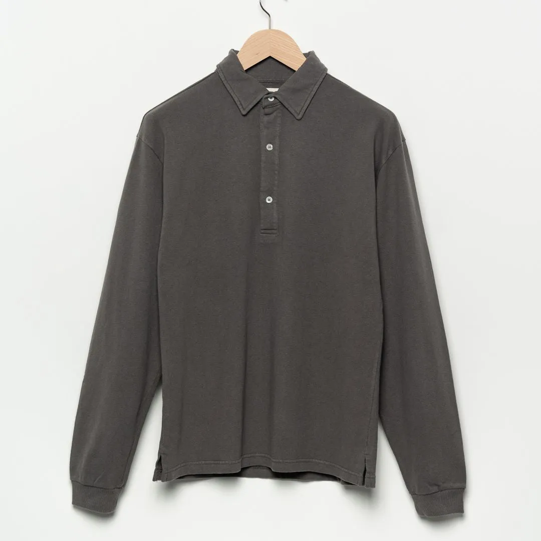 Mesquita Long Sleeve Polo (Ash)