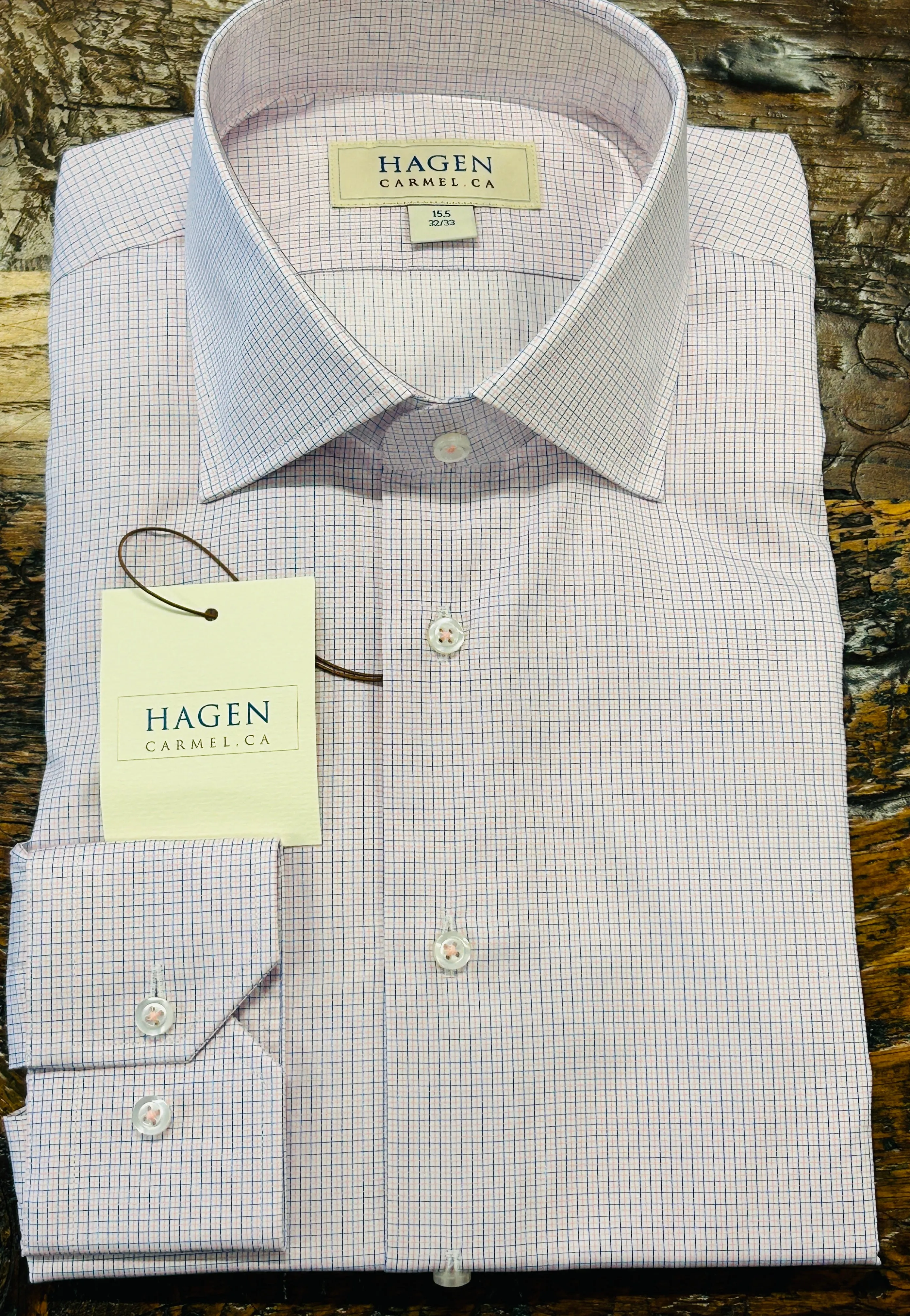 Mini Check Dress Shirt