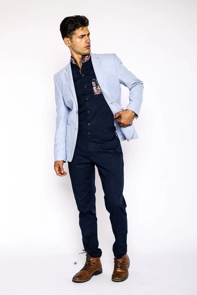Navy Rosé Jumpsuit - Limited Edition