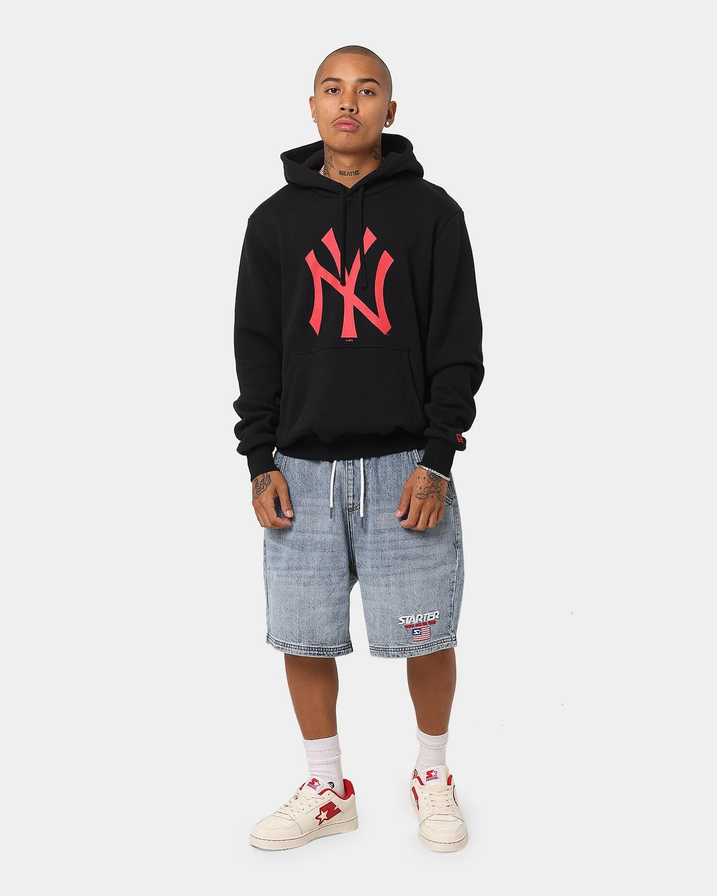 New Era New York Yankees Hoodie Black/Red