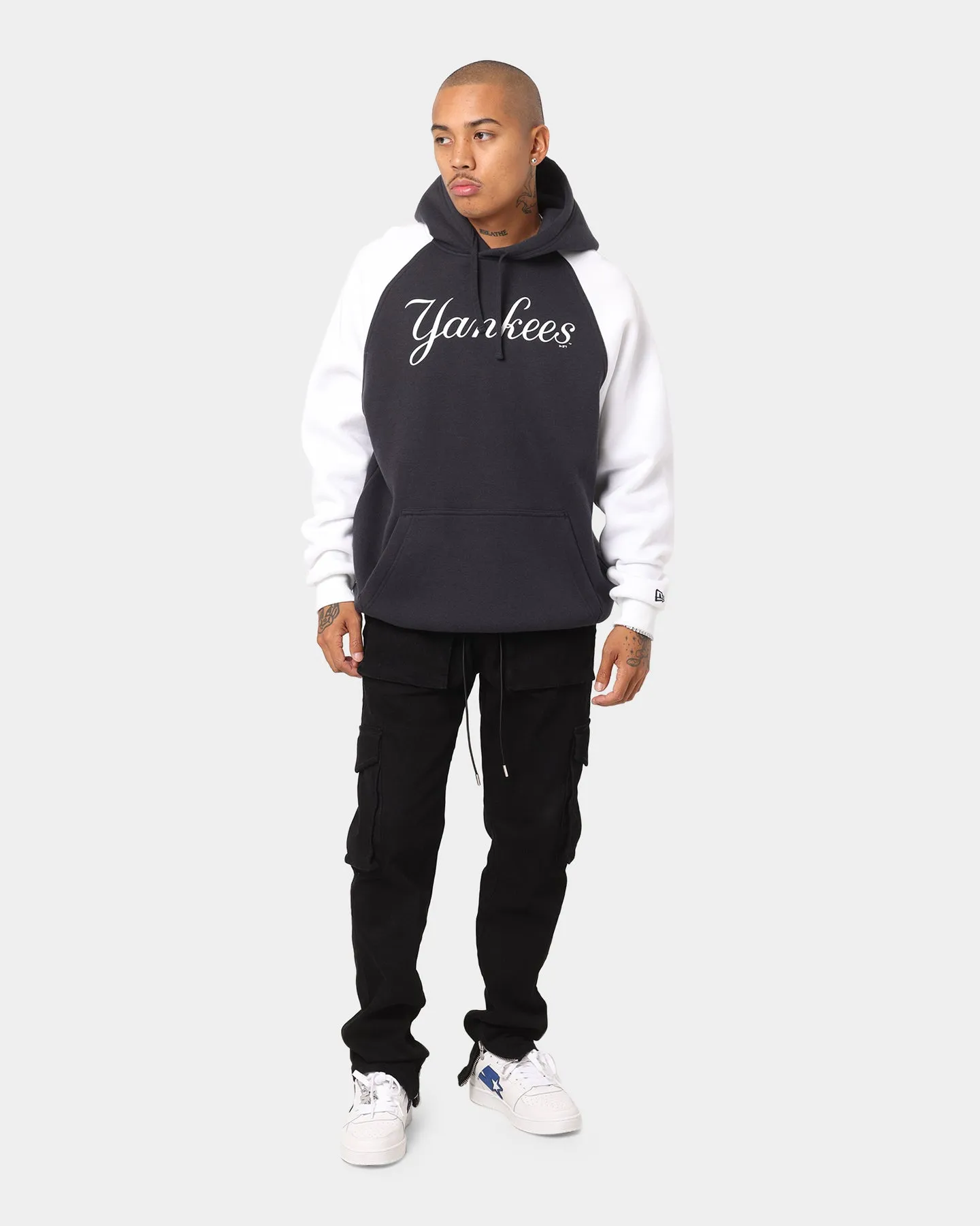 New Era New York Yankees Raglan Hoodie Royal