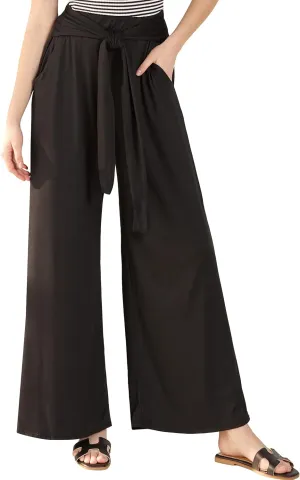 noflik Women's Comfy High Waisted Wide Leg/Bell Bottom Pants with Elastic Waistband