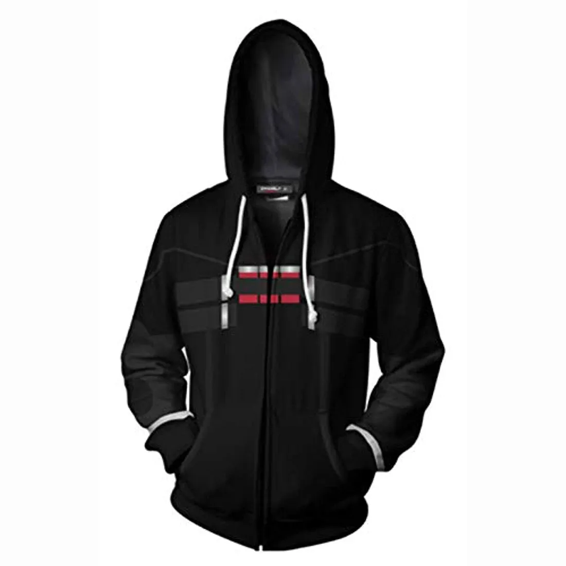 Overwatch Hoodie - Black Zip Up Hooded Sweater