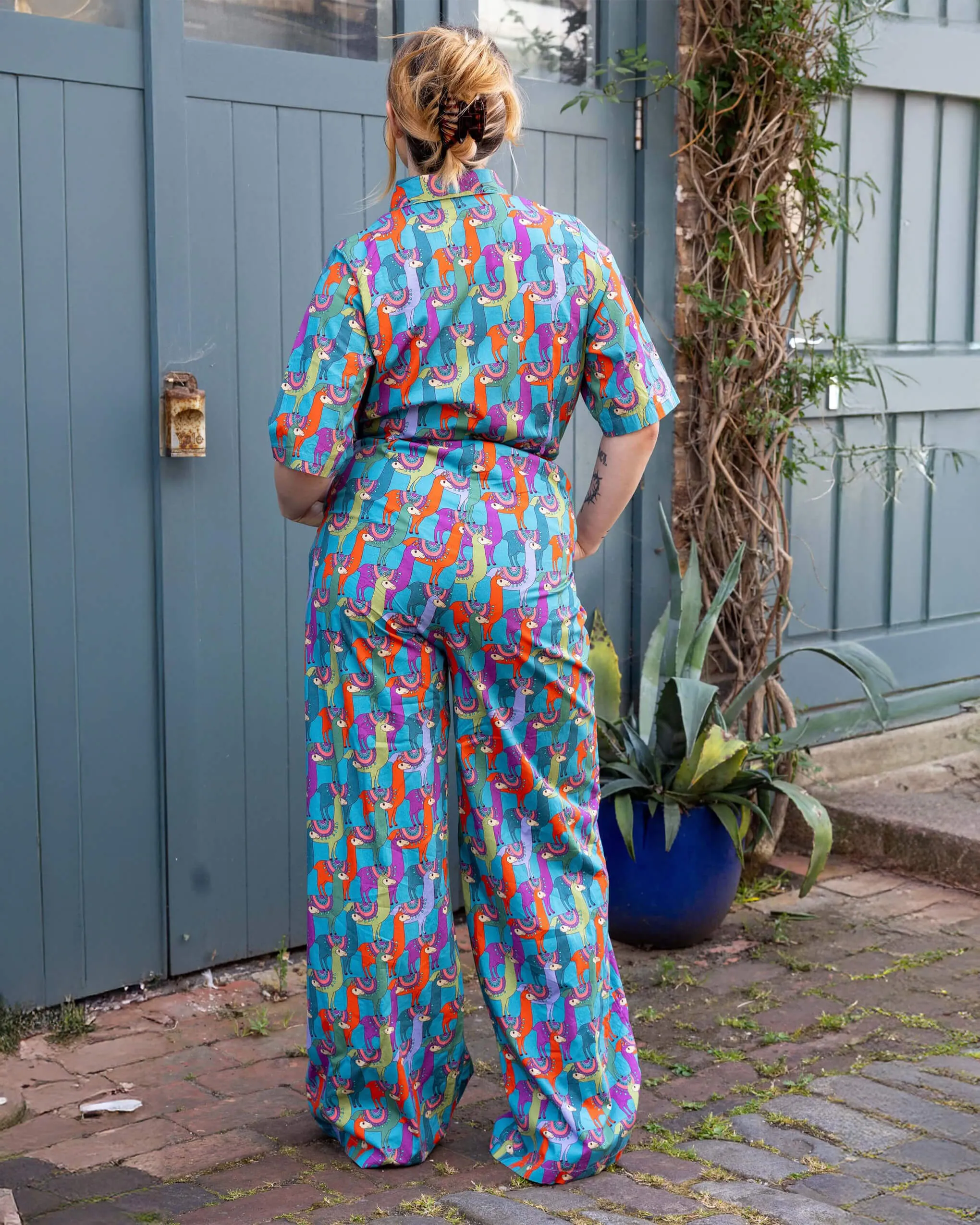 Party Llama Stretch Jumpsuit