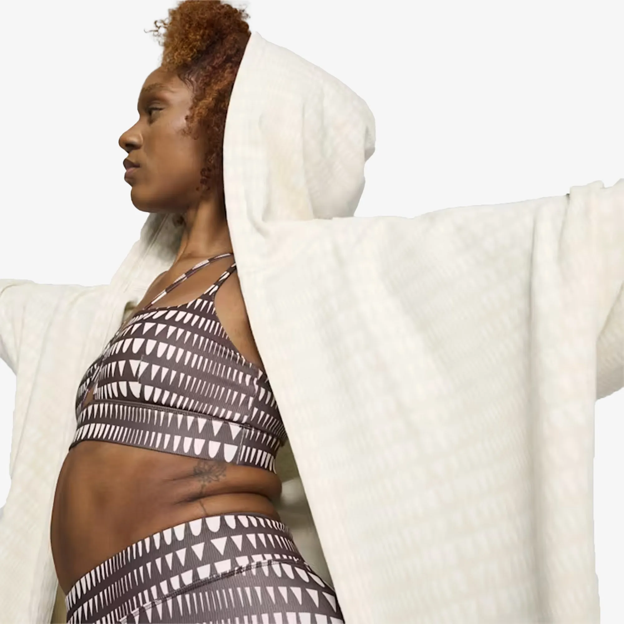 Puma | WMN'S x LEMLEM TRAINING ANORAK COVERUP  { WARM WHITE