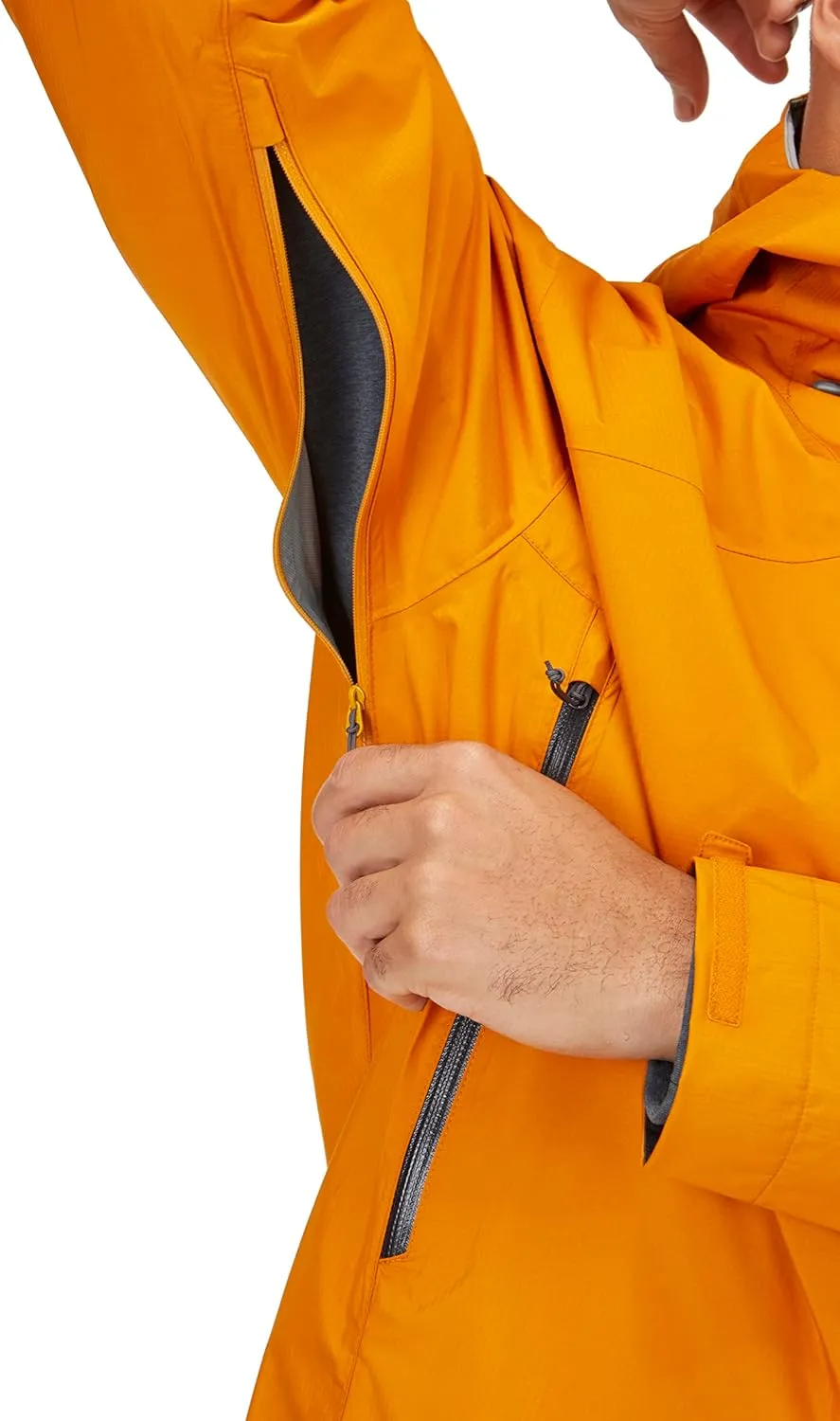 Rab Men's Downpour Plus 2.0 Waterproof Breathable Jacket for Hiking & Climbing