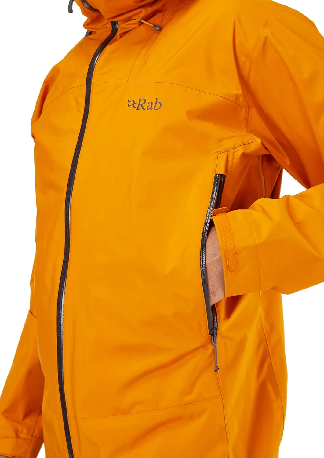 Rab Men's Downpour Plus 2.0 Waterproof Breathable Jacket for Hiking & Climbing