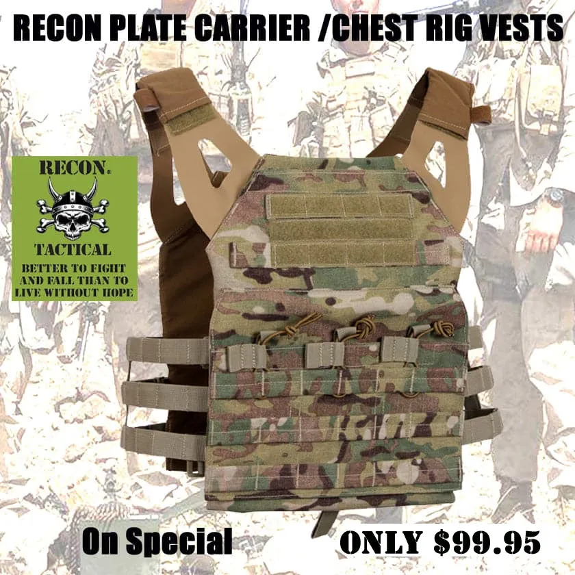 RECON MOLLE GS2 Light weight plate carrier vest ideal for CrossFit training