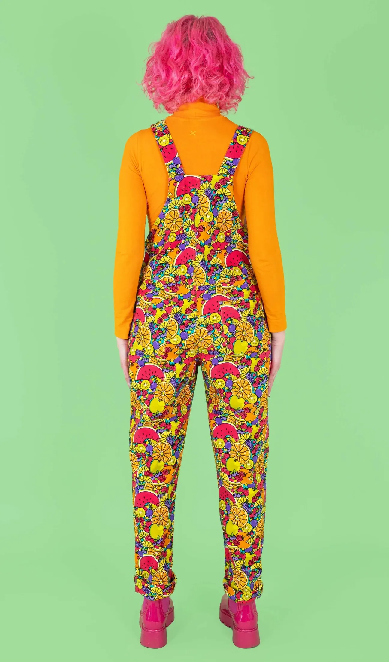 Run And Fly Tutti Frito Stretch Twill Dungarees