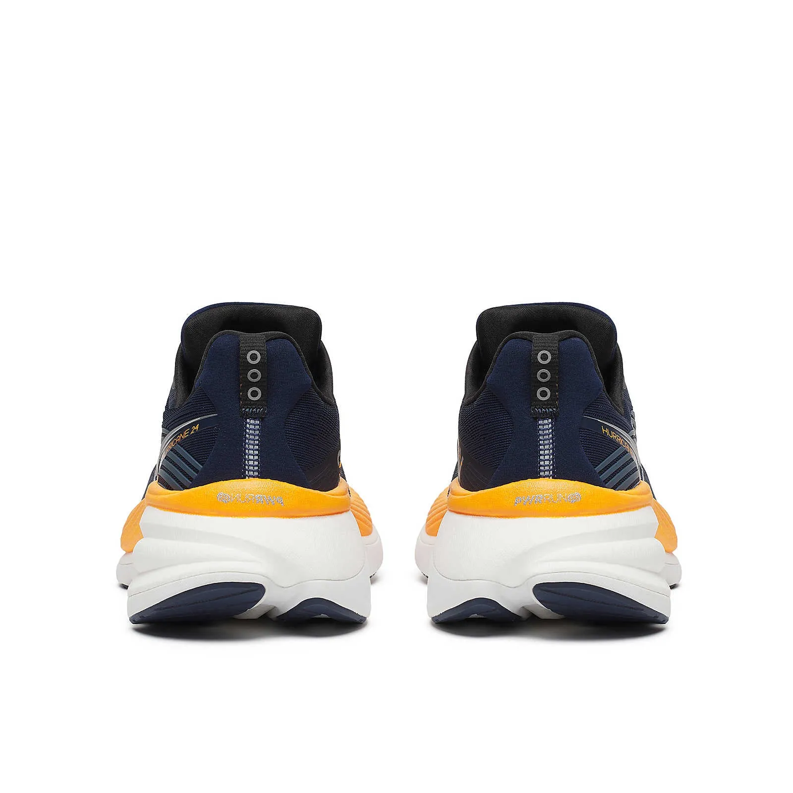 Saucony Men's Hurricane 24 Running Shoes Navy / Peel