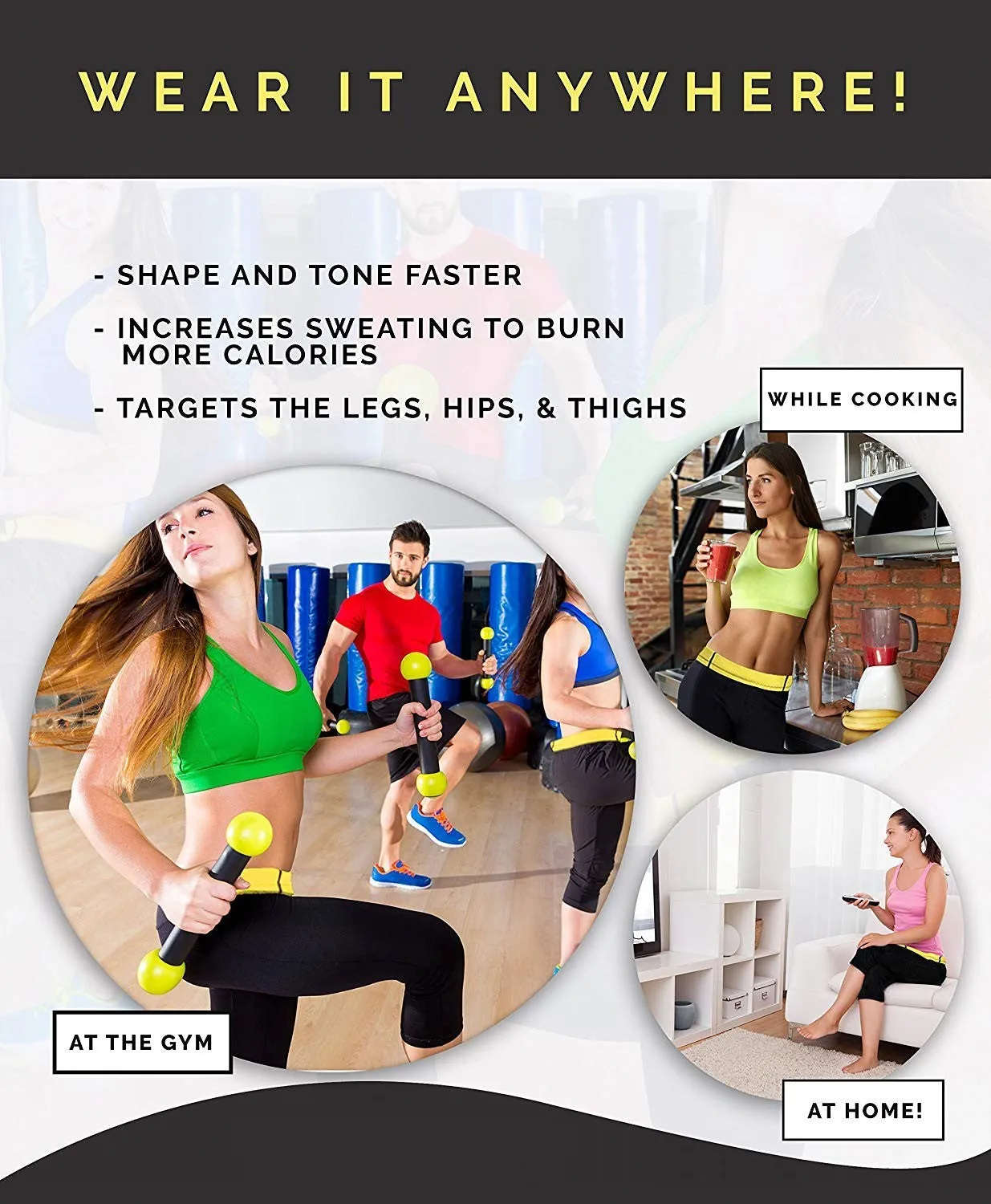Sauna Pants - Waist Slimming Capris ~ Weight Loss Enchancer!