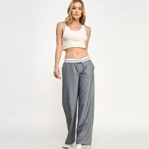 Soft Chino Pants (Heather Grey)