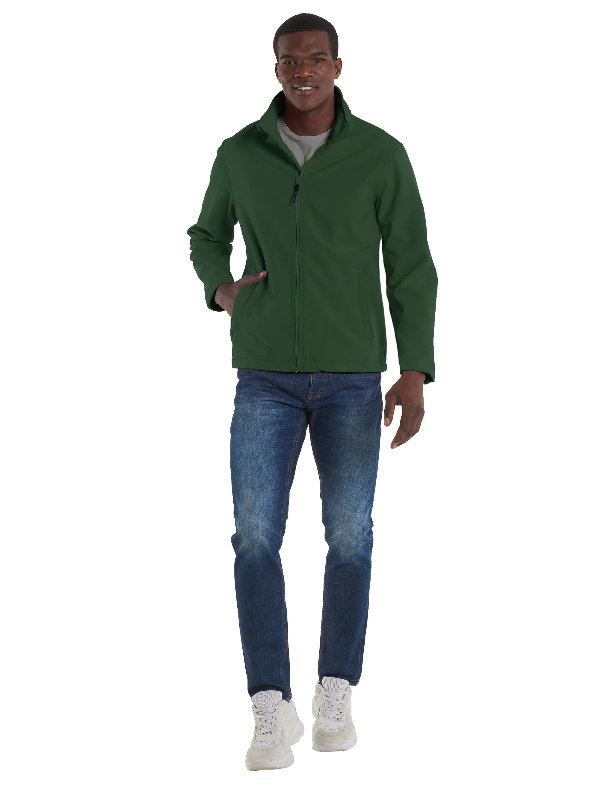 The UX Printable Soft Shell Jacket | Black