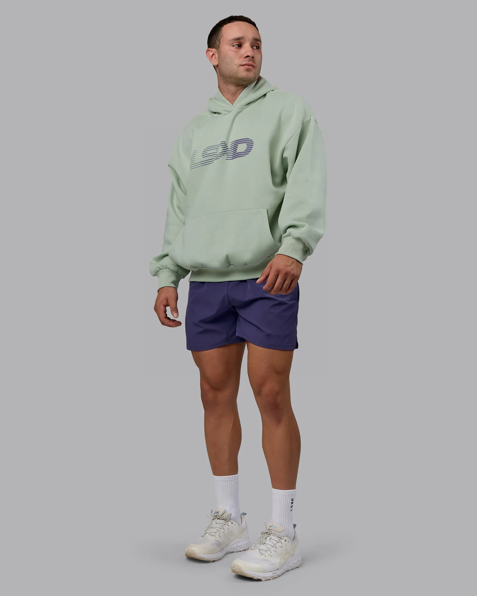 Unisex Motion Hoodie Oversize - Surf Spray-Royal Purple