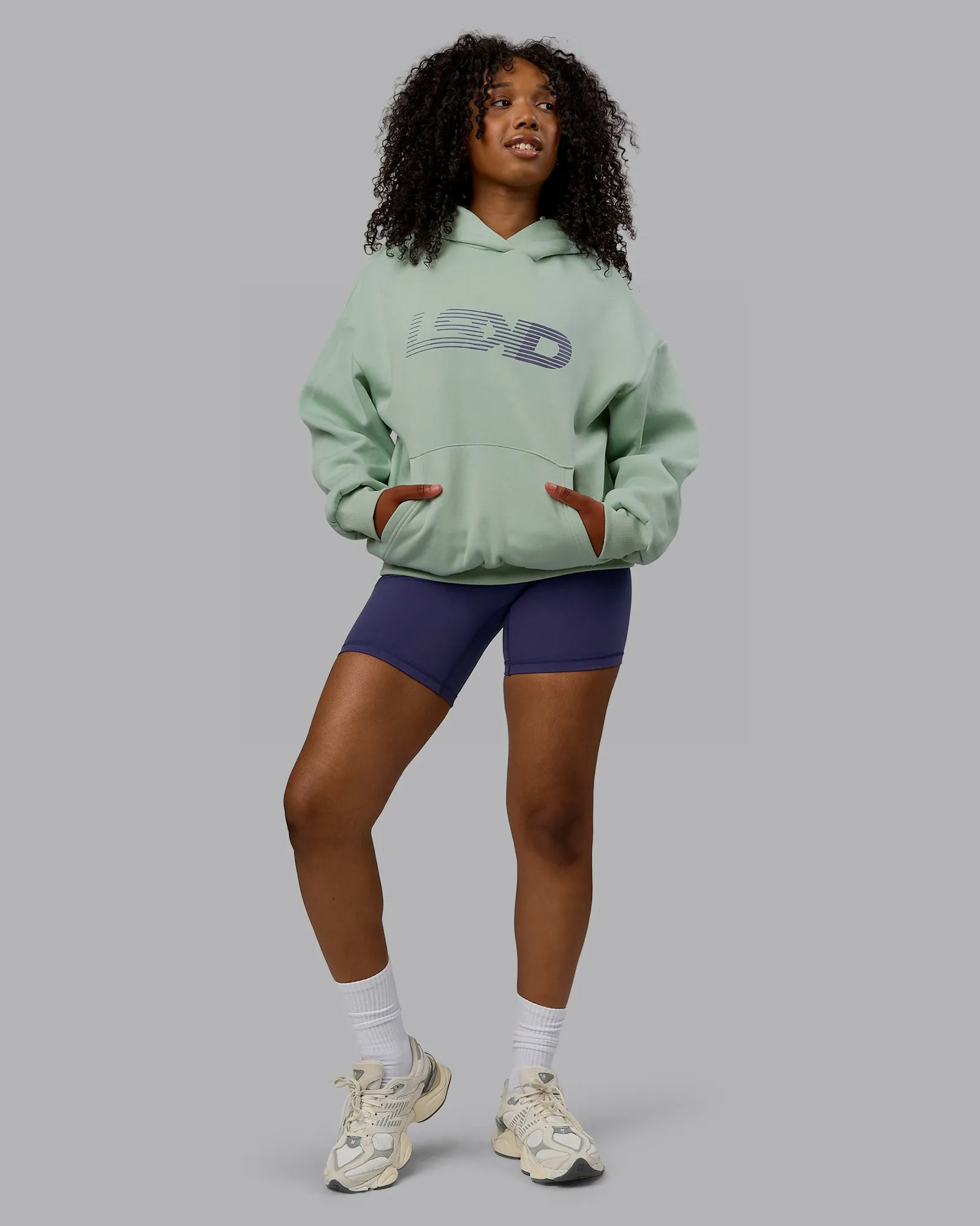 Unisex Motion Hoodie Oversize - Surf Spray-Royal Purple