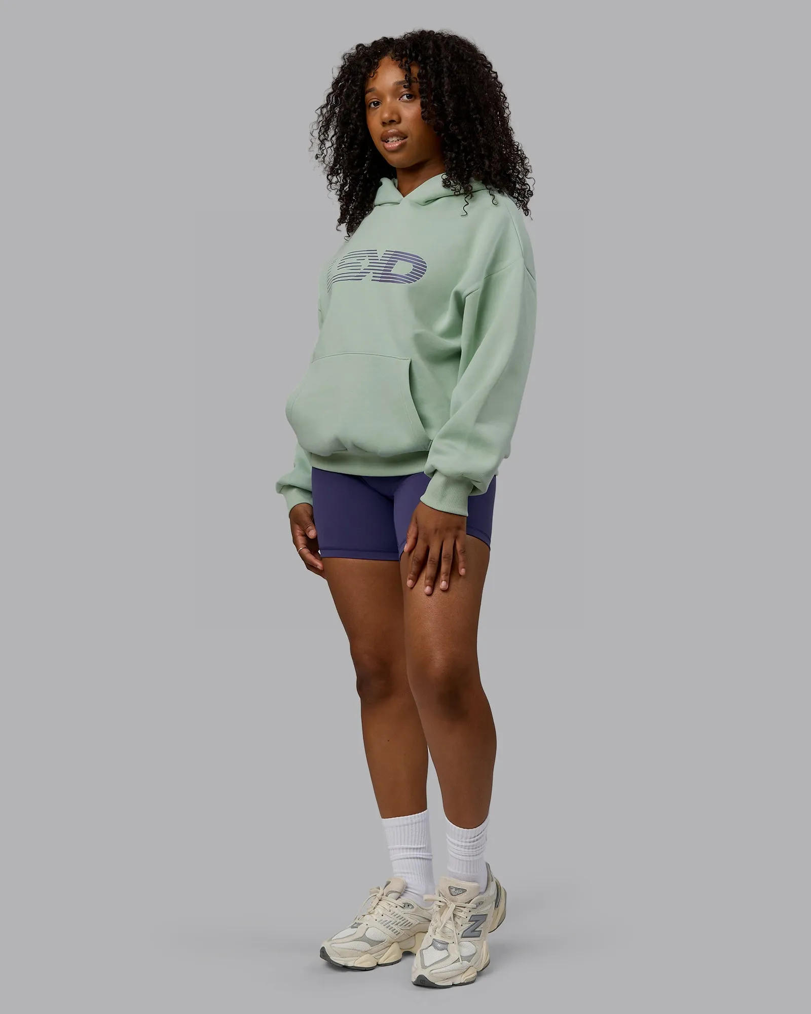Unisex Motion Hoodie Oversize - Surf Spray-Royal Purple
