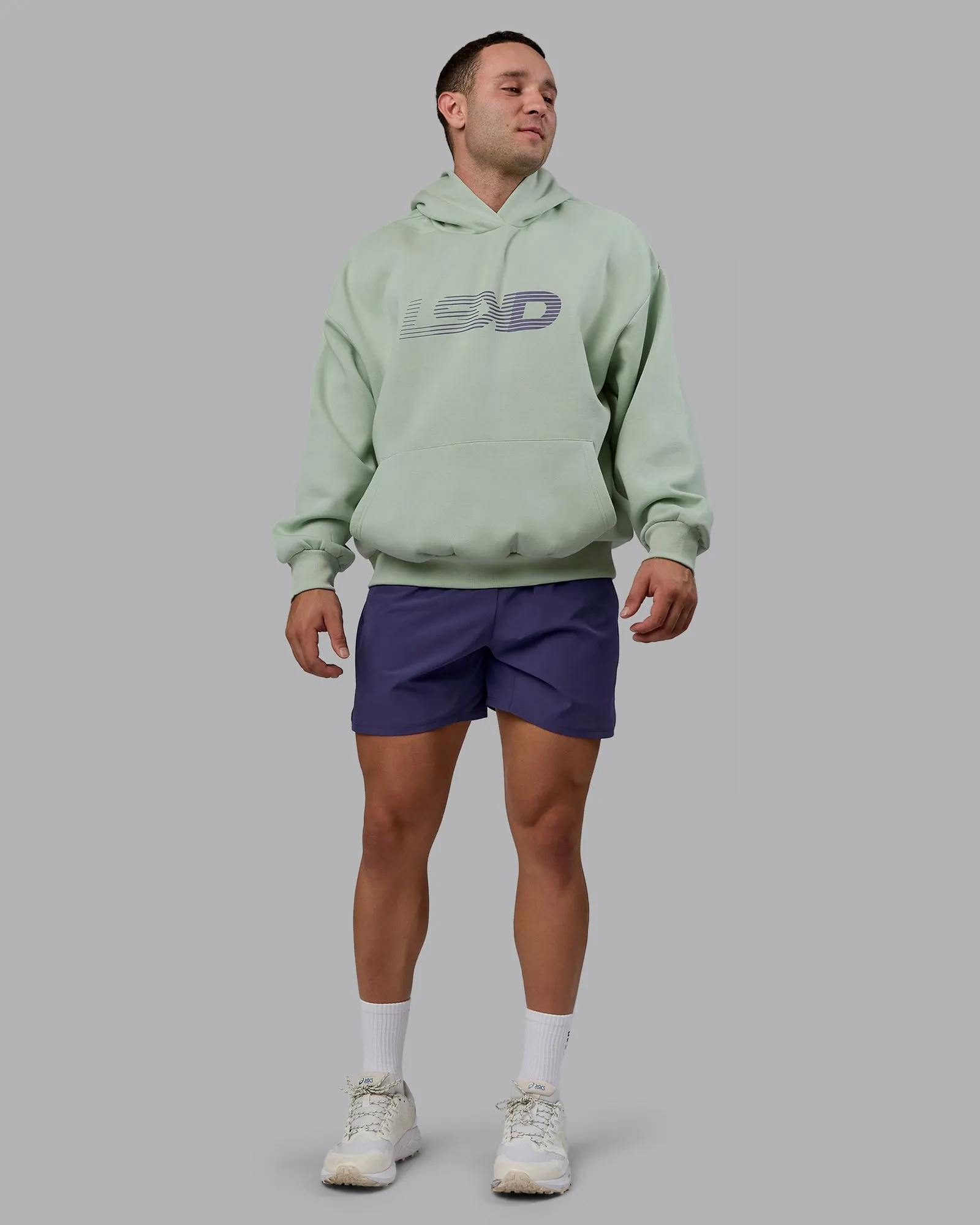 Unisex Motion Hoodie Oversize - Surf Spray-Royal Purple