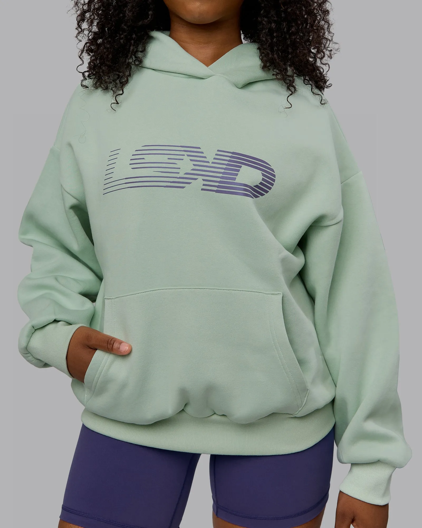 Unisex Motion Hoodie Oversize - Surf Spray-Royal Purple