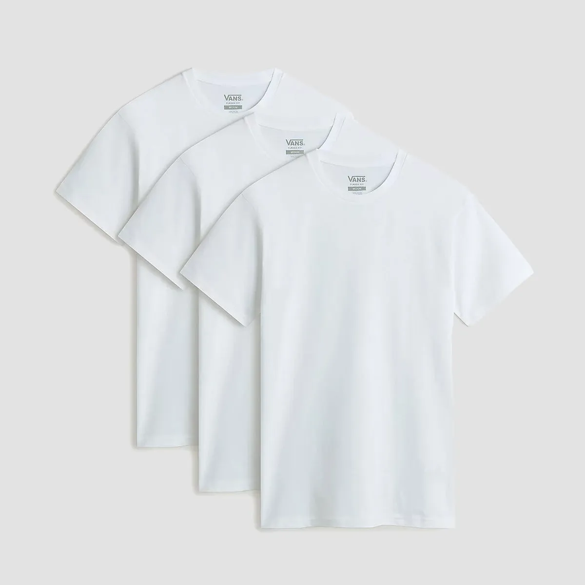 Vans Basic T-Shirt 3 Pack White