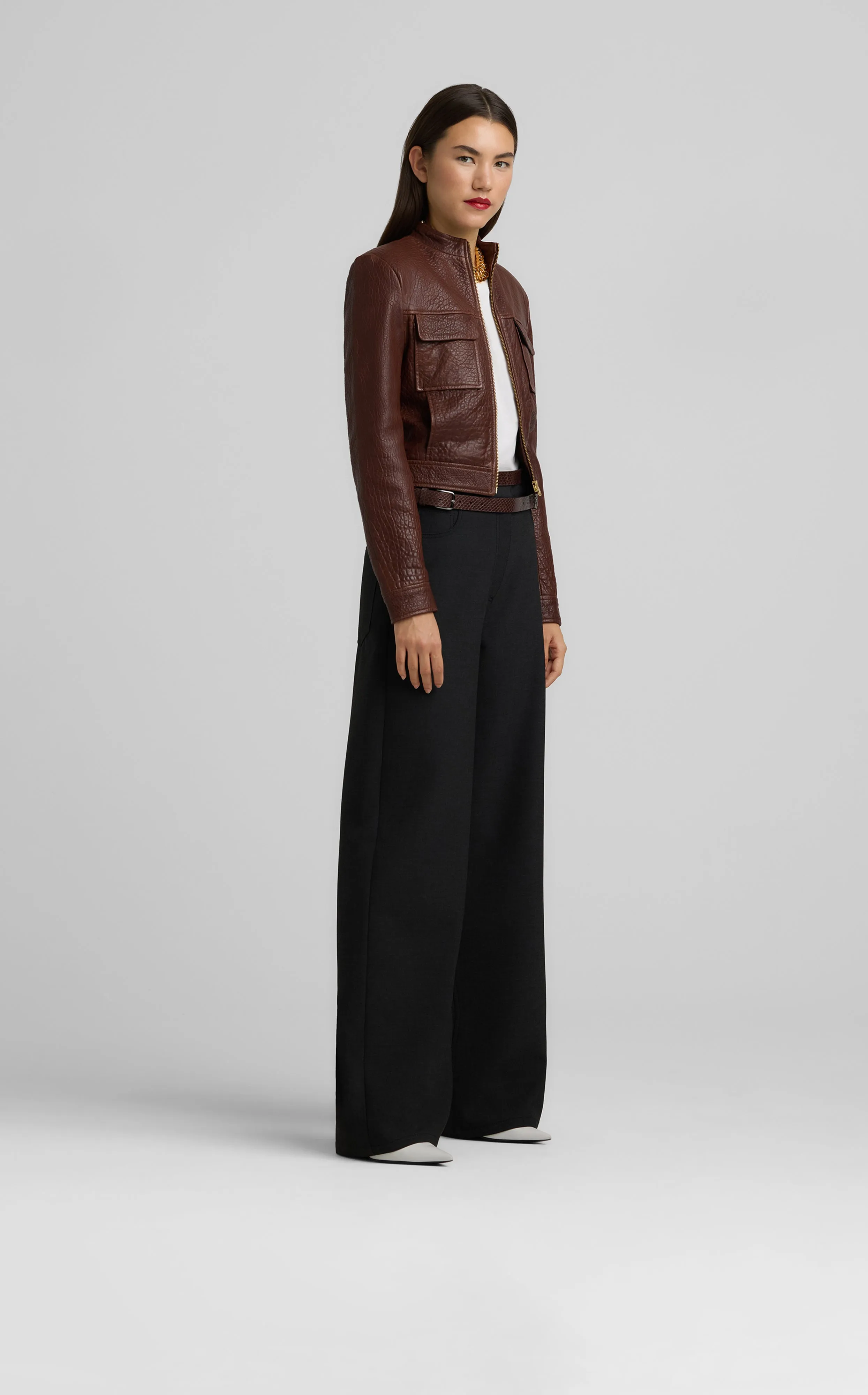 Vintage Edge Leather Jacket
