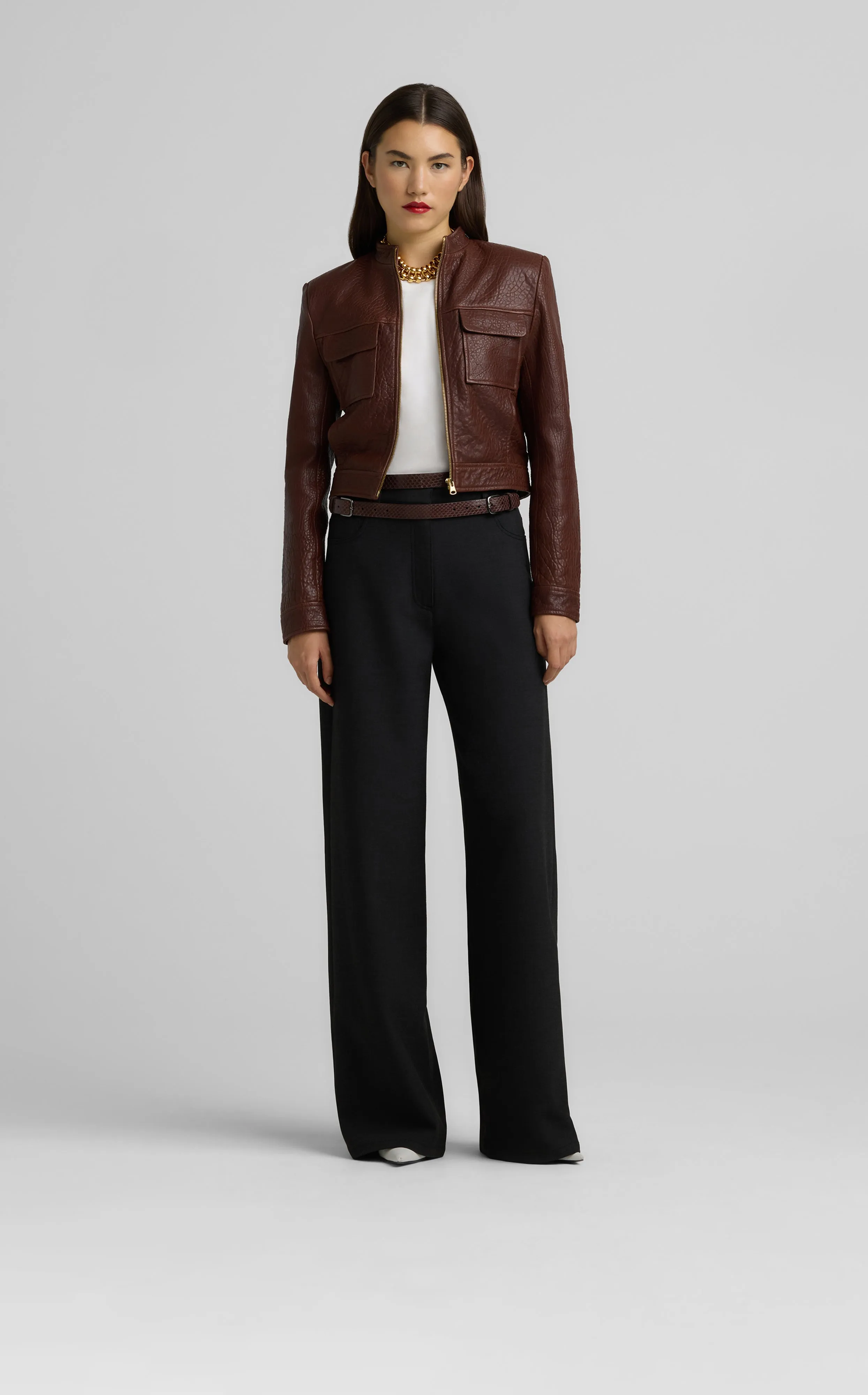 Vintage Edge Leather Jacket