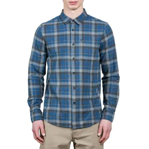 Volcom Canden L/S Flannel - Smokey Blue