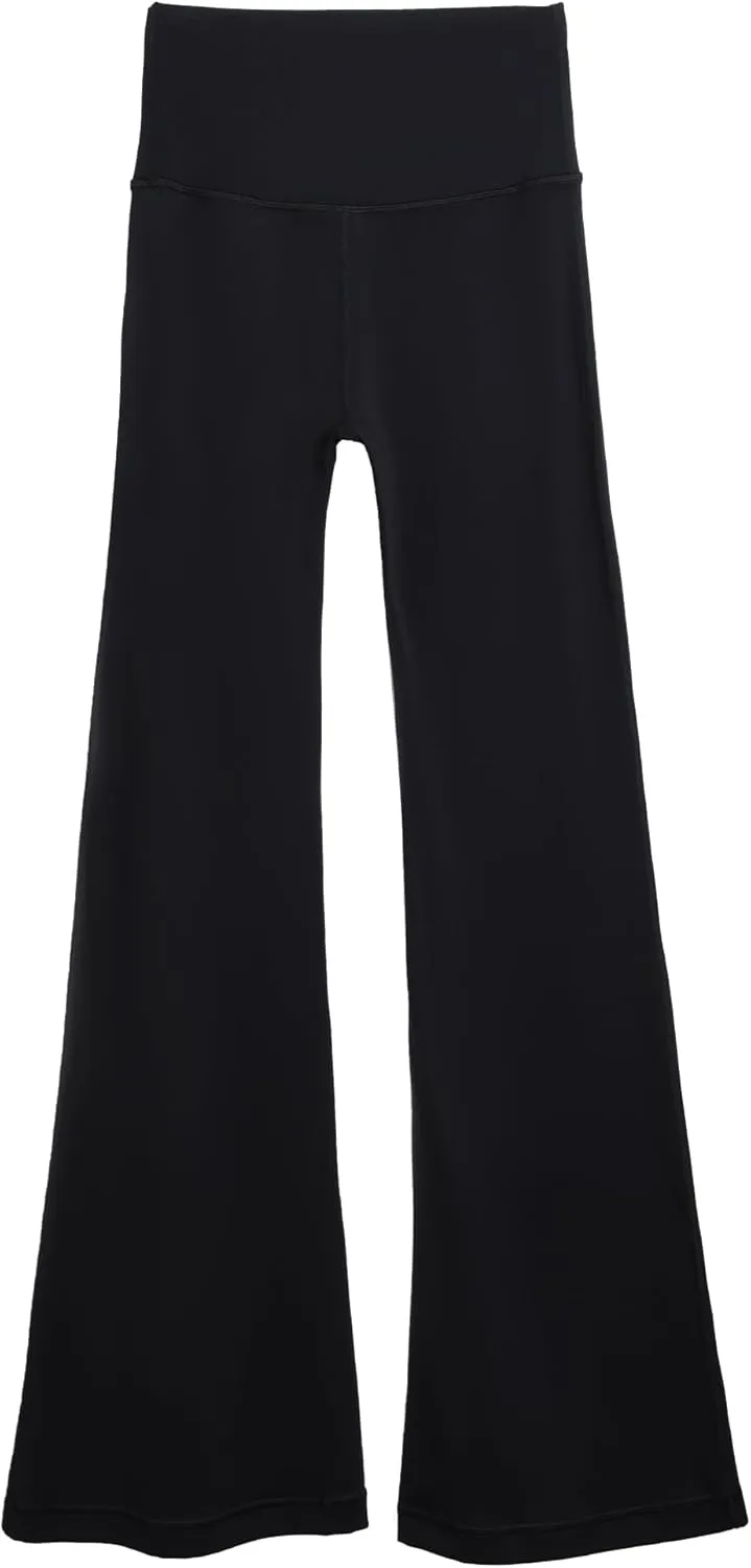 Women's Black Flared Pants Breathable Modal Legging for Ballet/Gymnastics/Yoga/Daily Wear