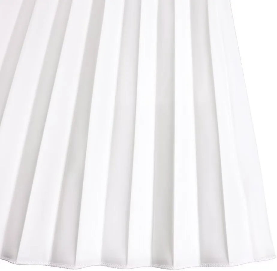 Women's Mock Neck Cloak Sleeve Pleated Keyhole Back Flowy Party Midi Dress Pleated Short Dress for Cocktail Party