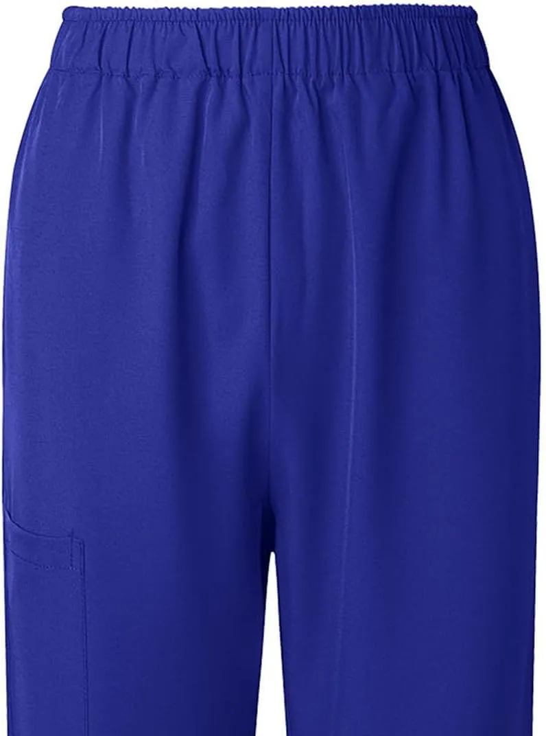 Womens Summer Elastic Waist Comfy Stretch Pull On Pants Workwear Professionals Trousers