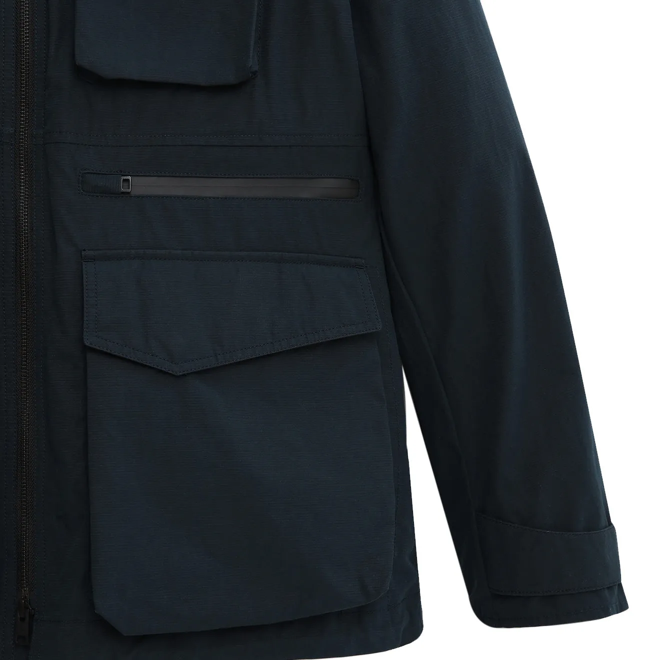 Woolrich Arrowood 2in1 Field Jacket Melton Blue
