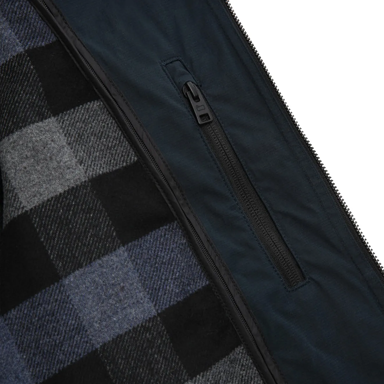 Woolrich Arrowood 2in1 Field Jacket Melton Blue