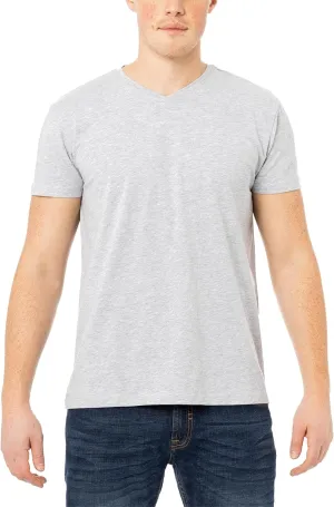 X RAY Men's V-Neck T-Shirts, Soft Cotton Short Sleeve Casual Slim Fit V Neck T Shirts for Men