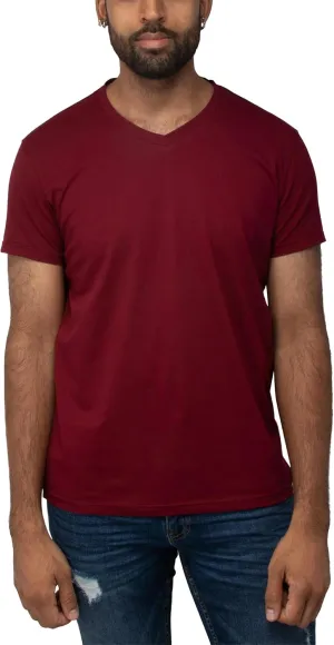 X RAY Men's V-Neck T-Shirts, Soft Cotton Short Sleeve Casual Slim Fit V Neck T Shirts for Men