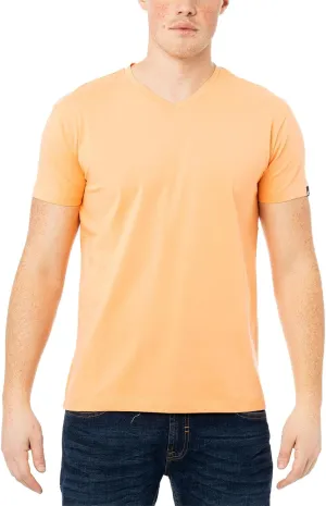 X RAY Men's V-Neck T-Shirts, Soft Cotton Short Sleeve Casual Slim Fit V Neck T Shirts for Men