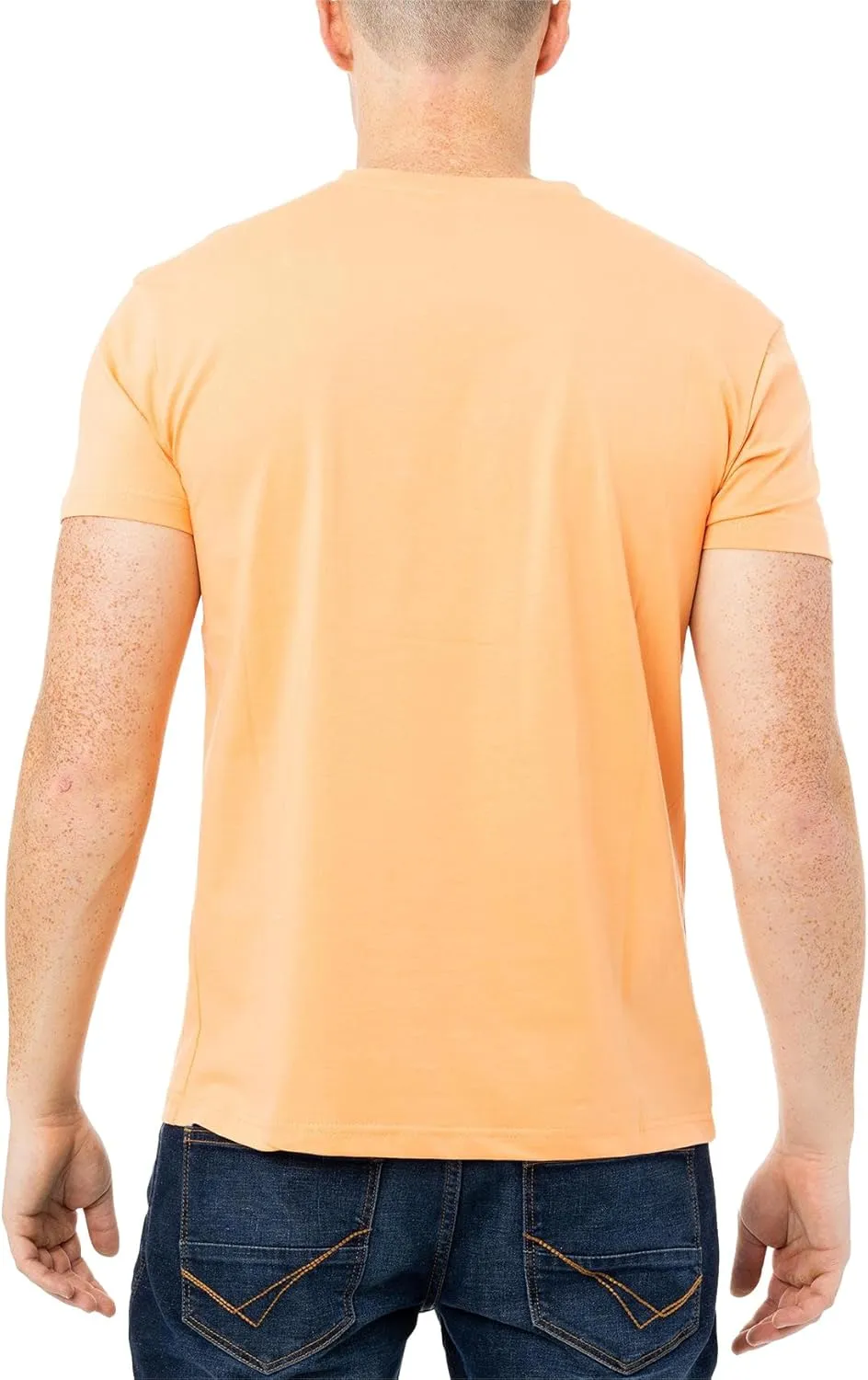 X RAY Men's V-Neck T-Shirts, Soft Cotton Short Sleeve Casual Slim Fit V Neck T Shirts for Men
