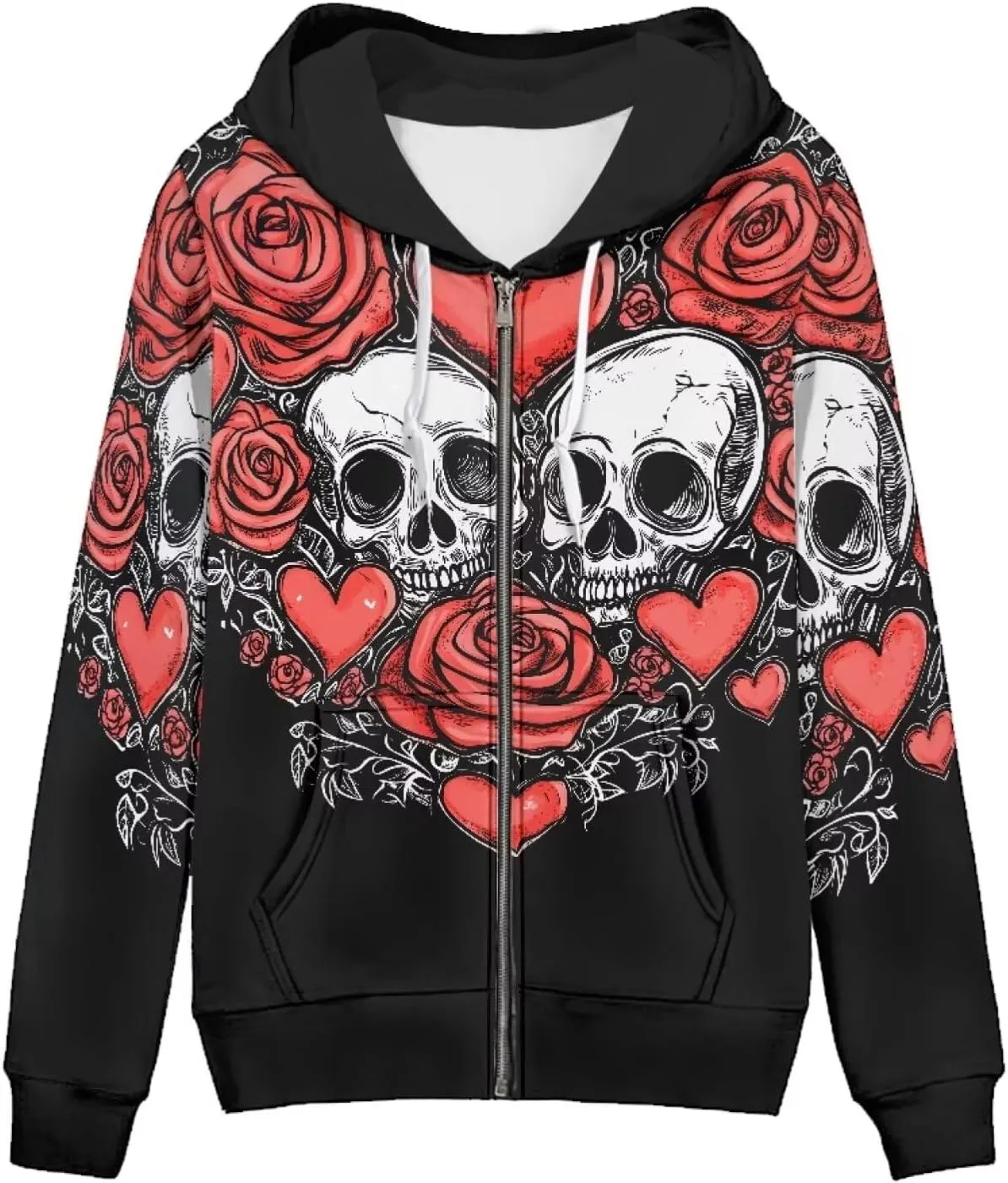 Zip Up Hoodie Women Long Sleeve Shirt Thin Fall Hooded Jackets Coat Zipper Sweatshirts