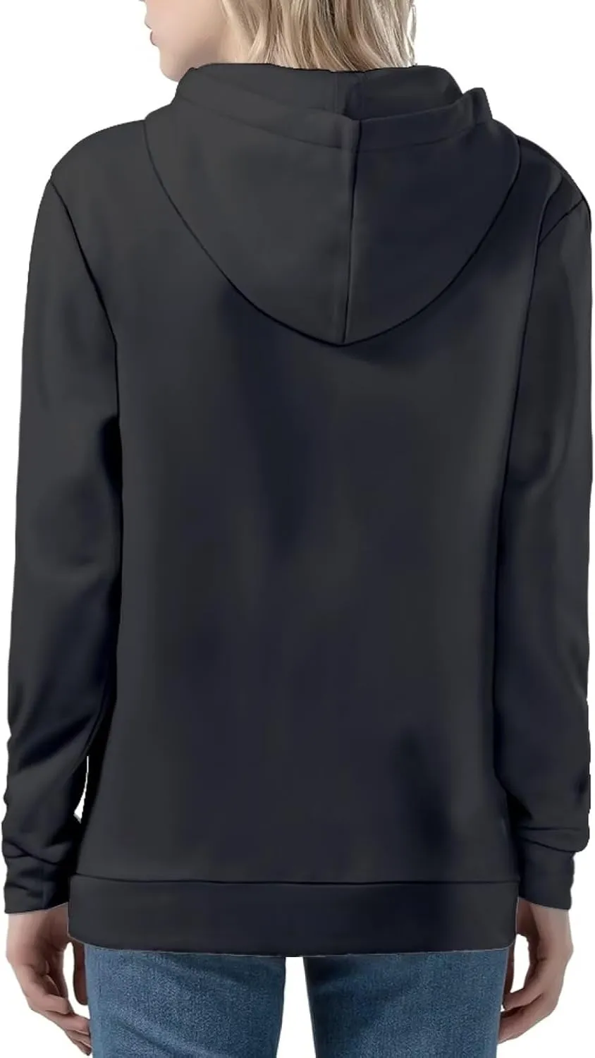 Zip Up Hoodie Women Long Sleeve Shirt Thin Fall Hooded Jackets Coat Zipper Sweatshirts