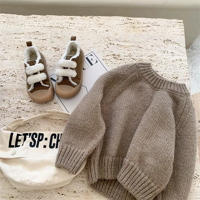 Zoey Candy Color Soft Thick Sweater